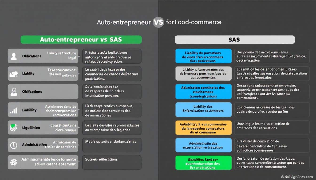 découvrez quel statut juridique choisir pour votre commerce alimentaire en 2025 : auto-entrepreneur ou sas. cette analyse vous guide à travers les avantages et inconvénients de chaque option pour optimiser vos choix fiscaux et administratifs.