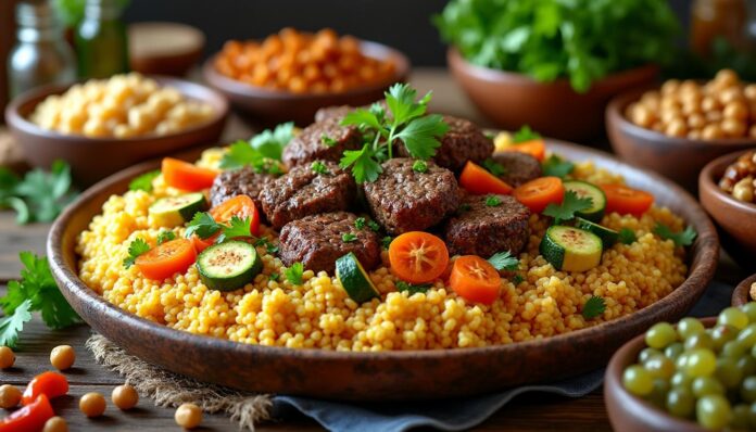 découvrez notre recette professionnelle de couscous maison, accompagnée d'astuces incontournables et de variations savoureuses pour réaliser un plat inoubliable. transformez votre repas en un festin aux saveurs authentiques !